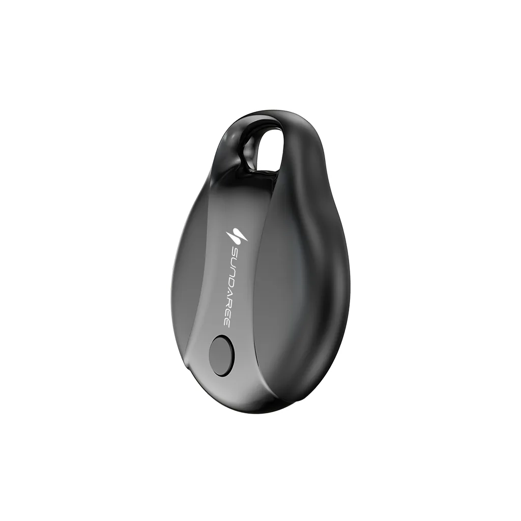 Teardrop shape dual system Bluetooth tracker