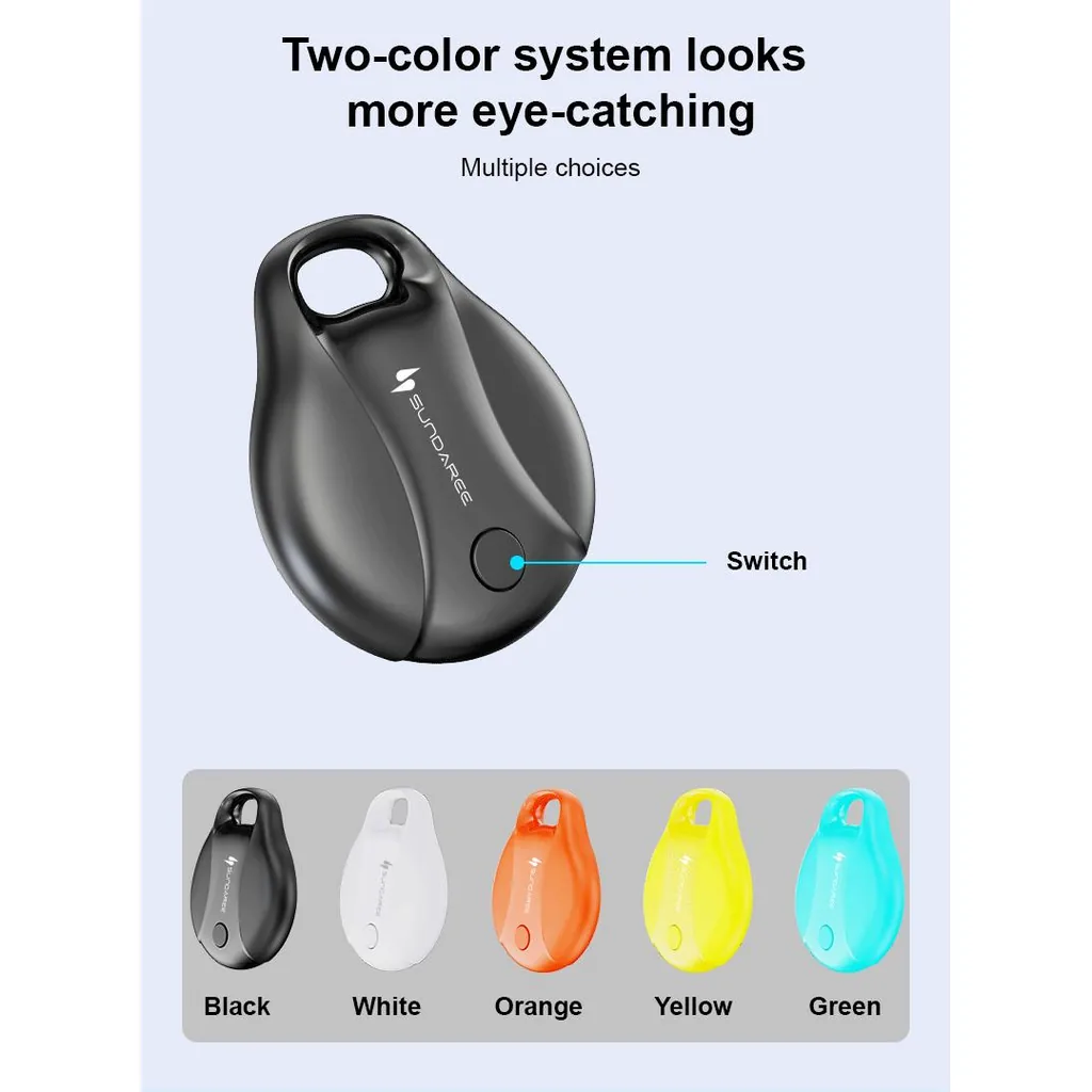 Dual system trackers in black, white and a five colour assortment