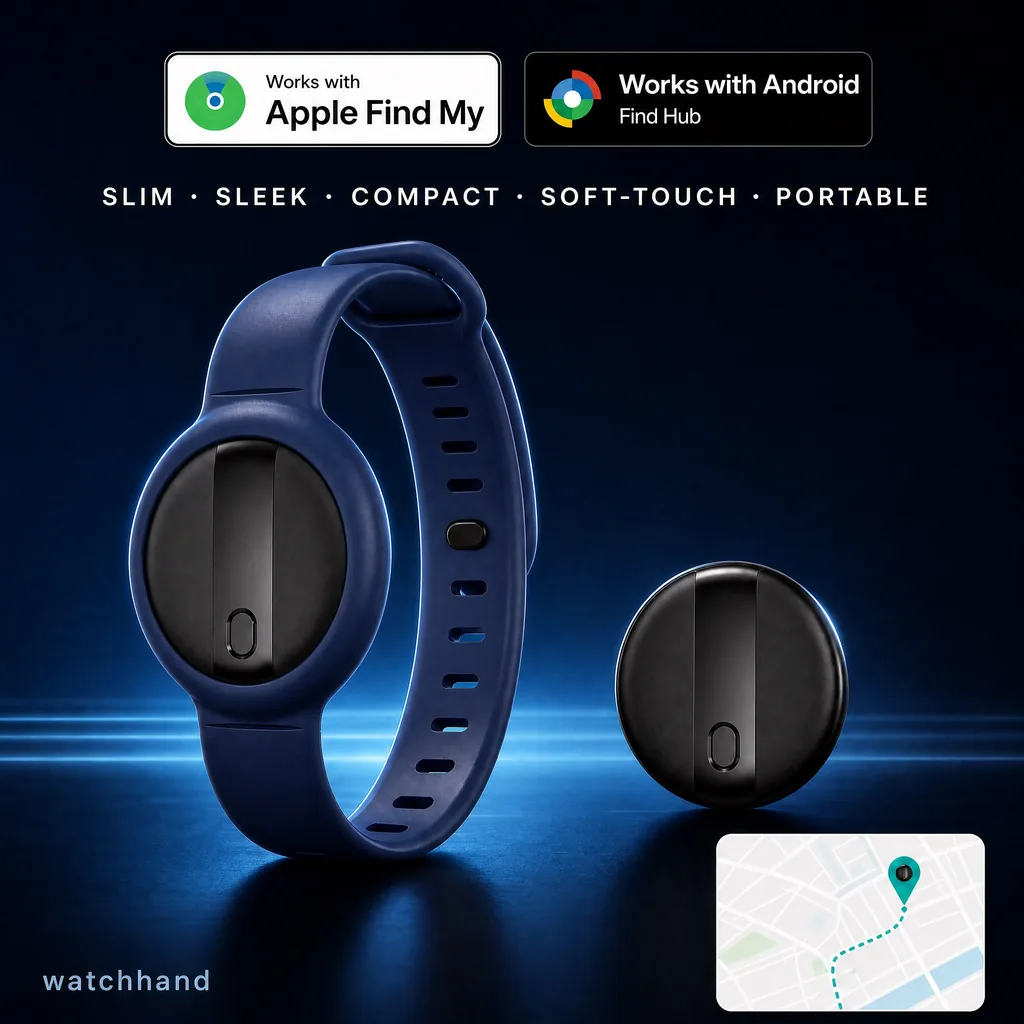SUNDA Bluetooth tracker wristband version worn on the wrist