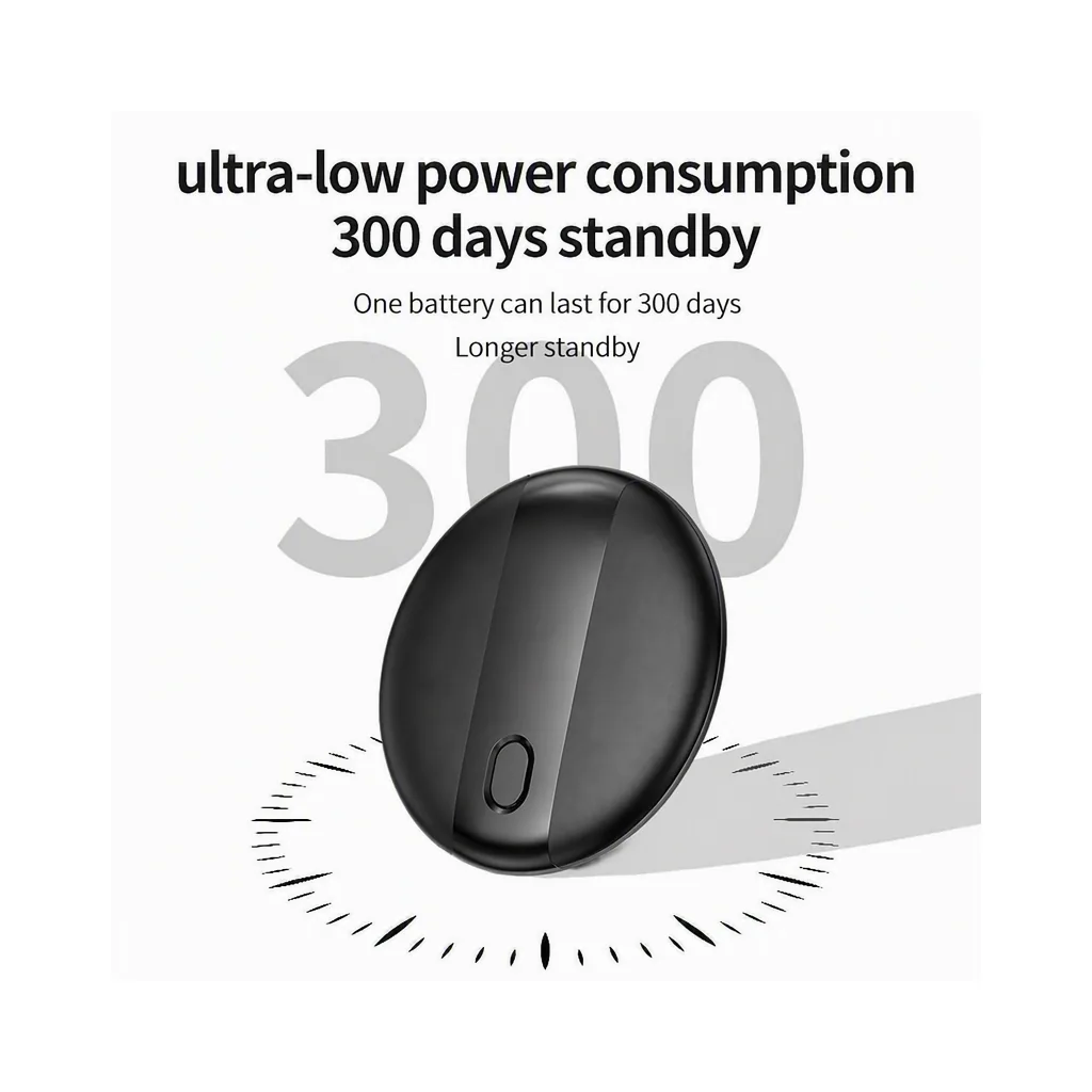 Anti-theft Bluetooth tracker with a low-power chip and long coin cell standby