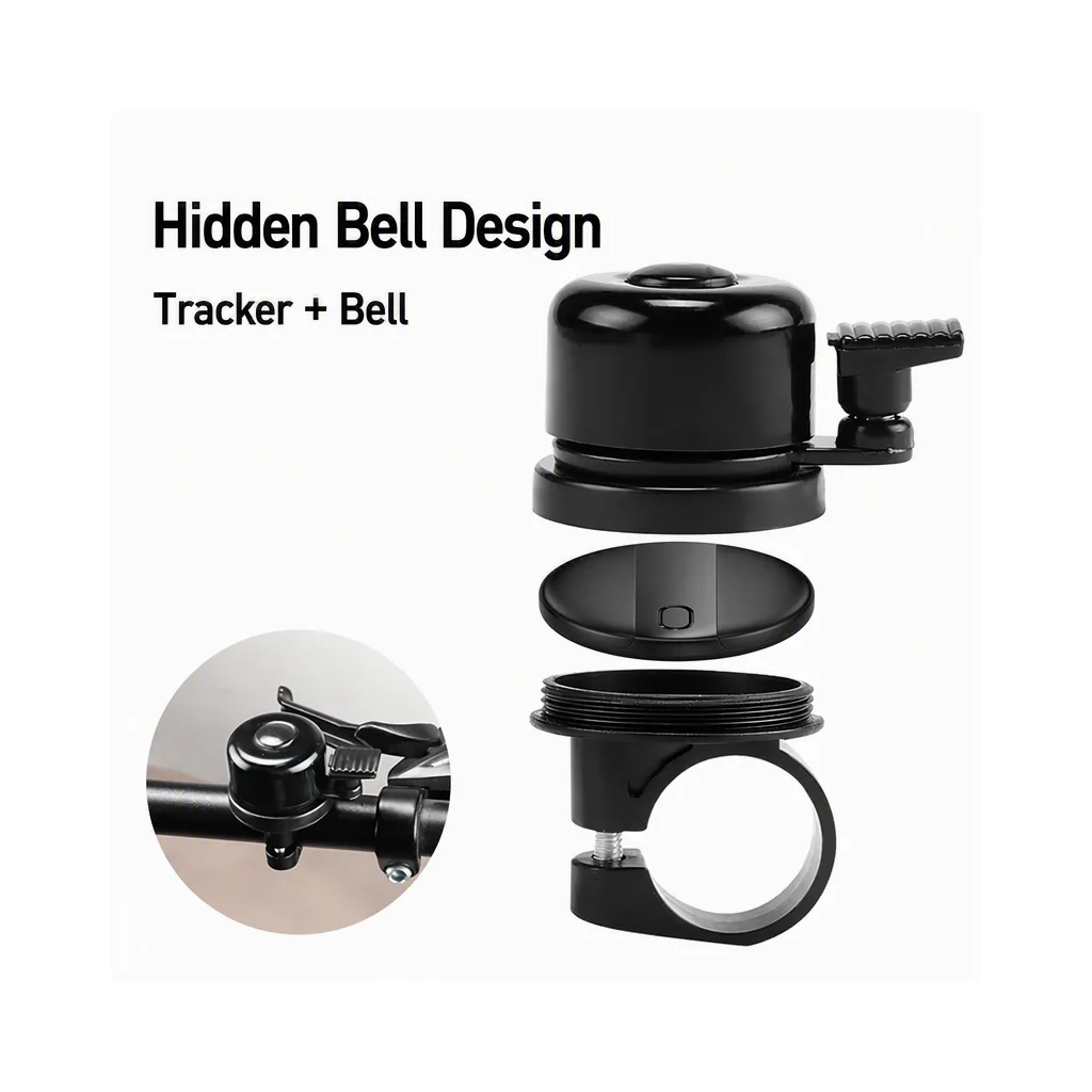 Belt loop bracket mounting a tracker out of sight