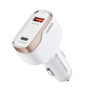 CC53-1A1C 83W car charger white 1 USB-A 1 Type-C