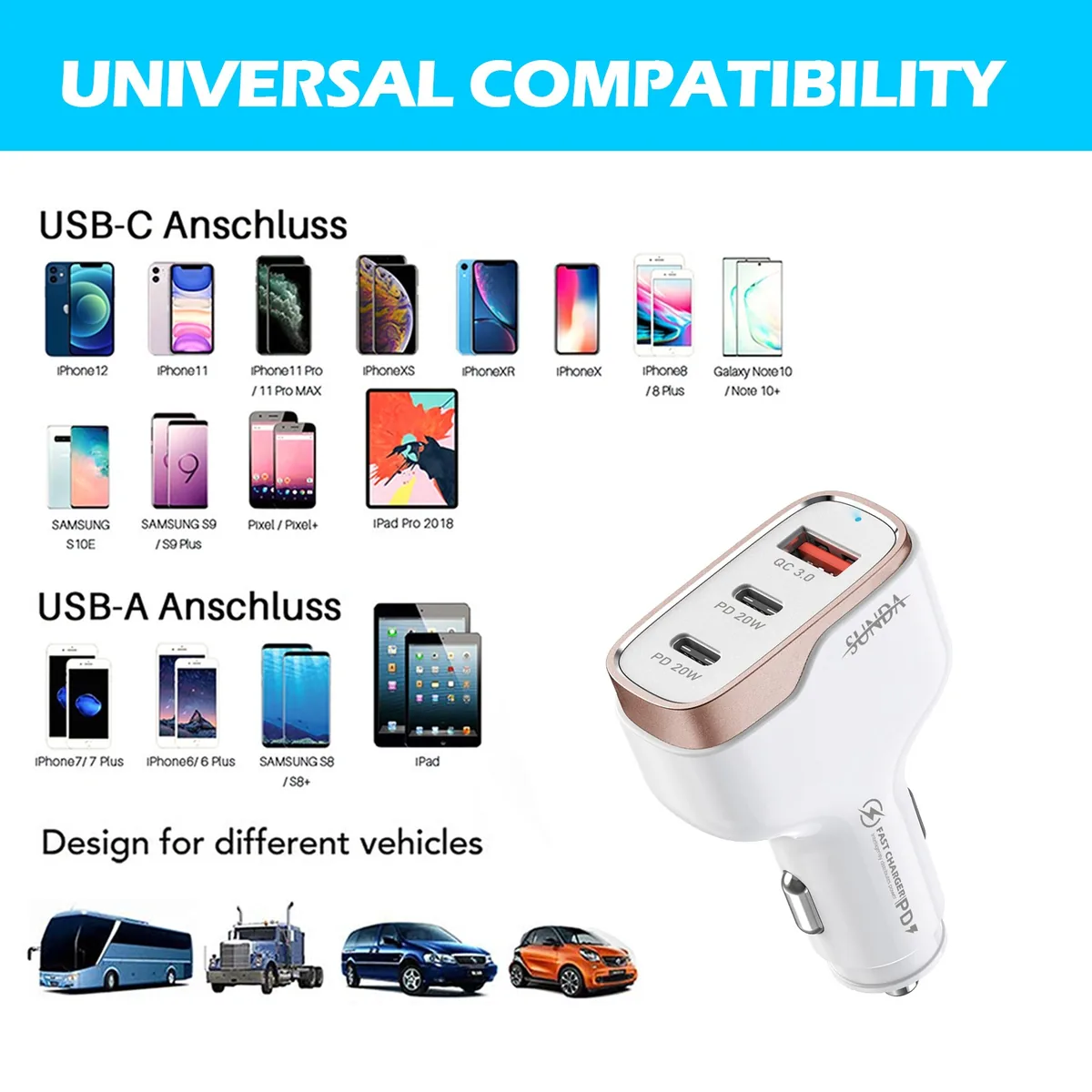 CC53-2C1A universal compatibility USB-C and USB-A