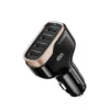 CC53 48W 4 USB-A port car charger black gold