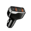 CC53 75W 4 port PD car charger black
