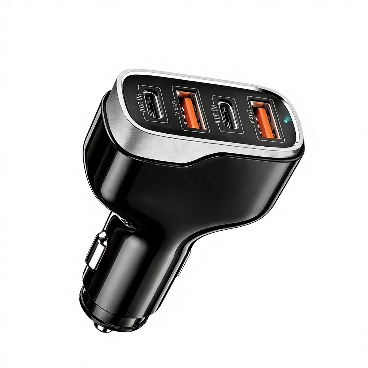 CC53 75W 4 port PD car charger black