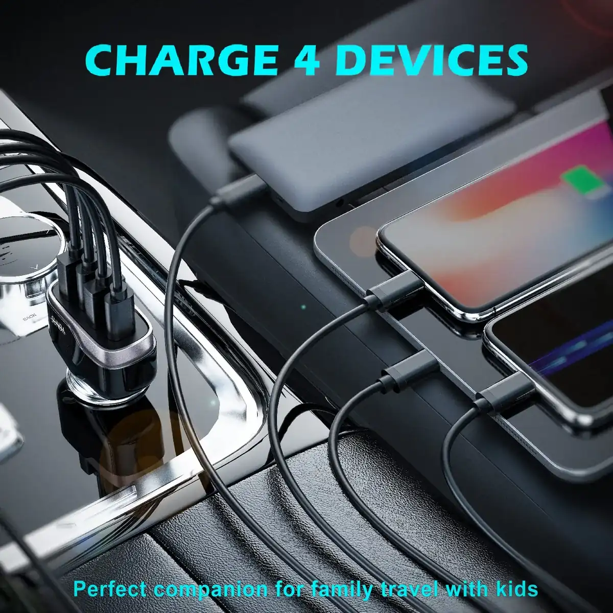 CC53 75W fast charging 4 ports PD 3.0