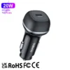 CC62 30W car charger plugged into a car cigarette lighter socket