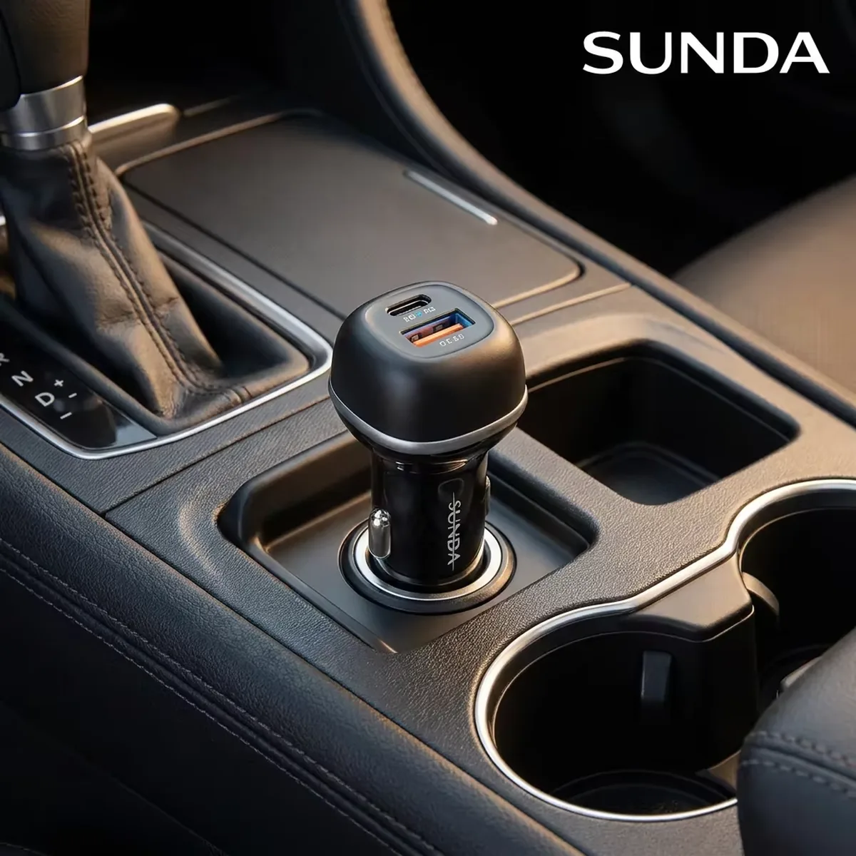 CC62 51W car charger fitted in a car cigarette lighter socket