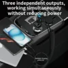 CC62 71W car charger port layout, USB-A and Type-C
