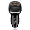CC62 90W cable car charger installed in a car interior