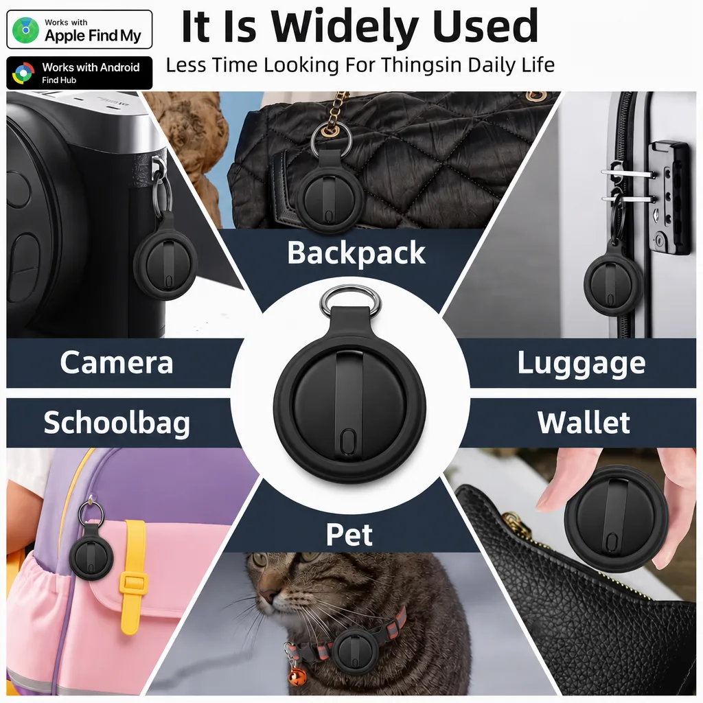 It is widely used: camera, school bag, backpack, luggage, wallet and pet each ready for a SUNDA smart tag