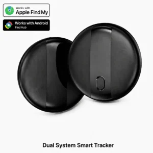 Two SUNDA smart tags side by side in a two-pack, dual system smart tracker