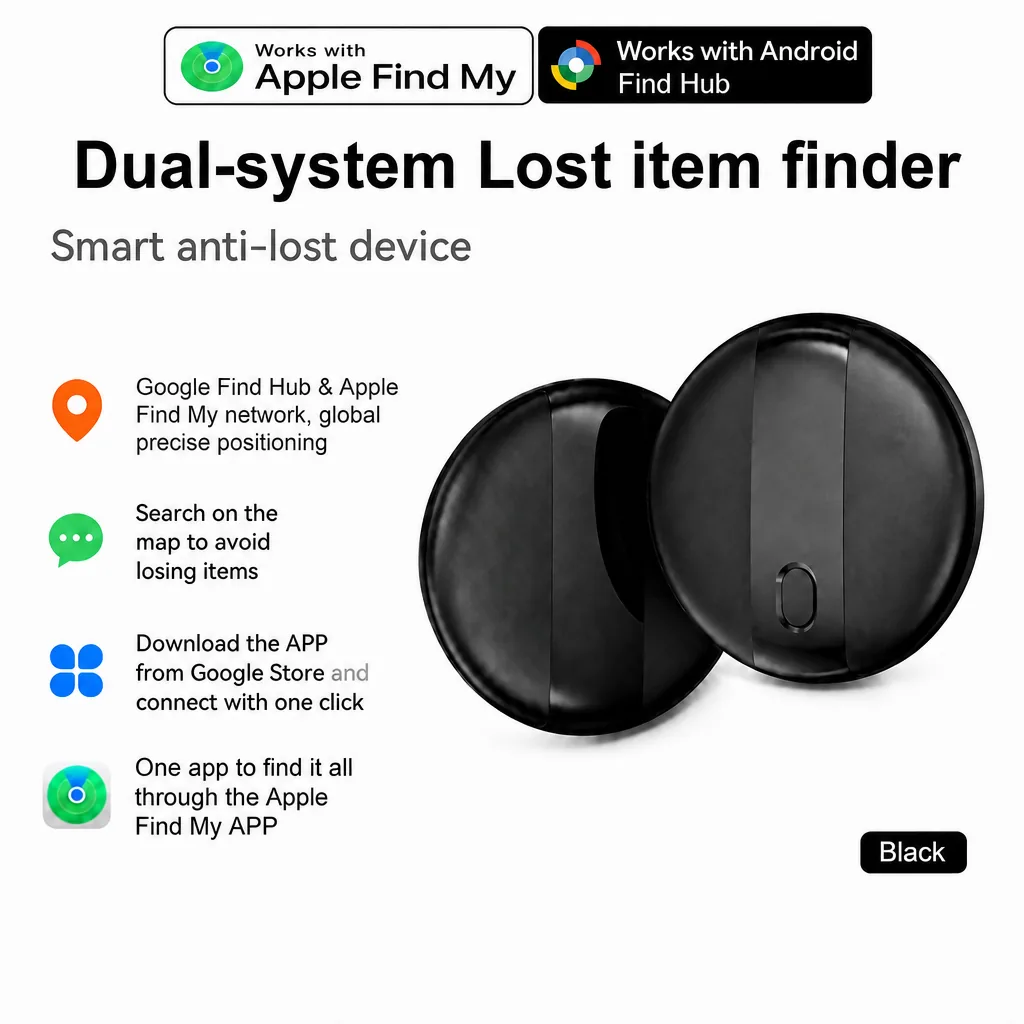 Two SUNDA smart tags with their retail box, four-pack supply option