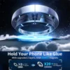 Two-layer magnetic head render with 20x N52 neodymium magnets holding a phone like glue